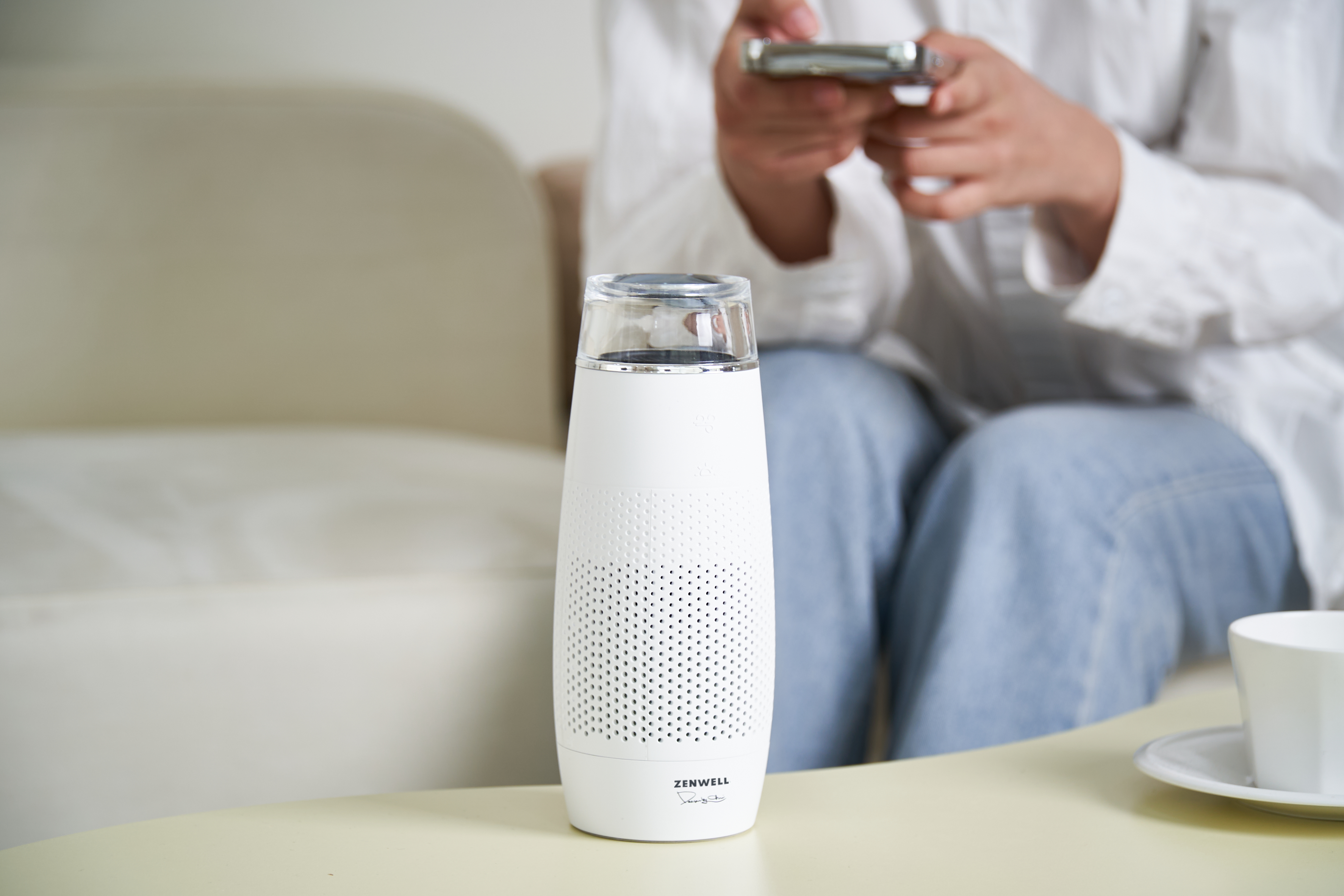 AROMA AIR SMART - The Safest Natural Evaporation Diffuser with Mood Lamp