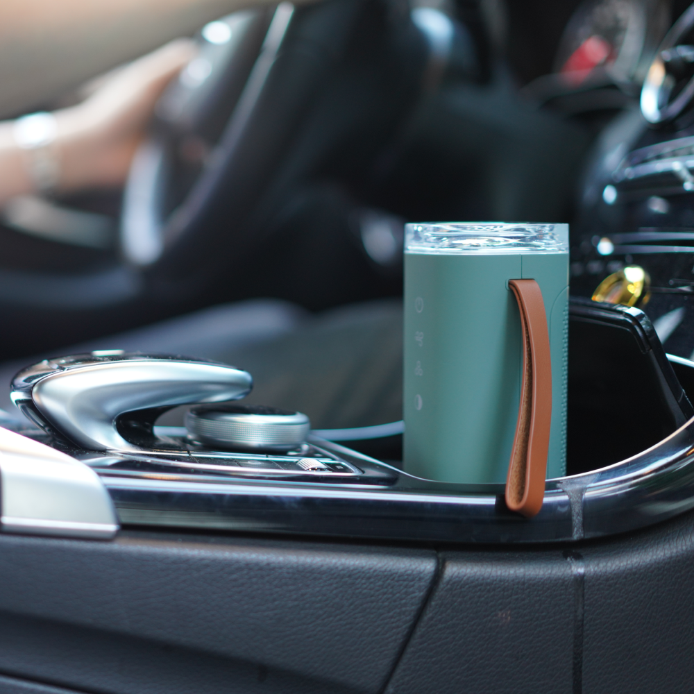 Baby Safe Air Doctor in car cup holder