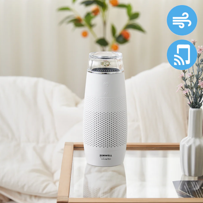 AROMA AIR SMART - The Safest Natural Evaporation Diffuser with Mood Lamp
