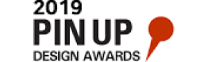 Award logo of 2019 Pin Up Design Awards